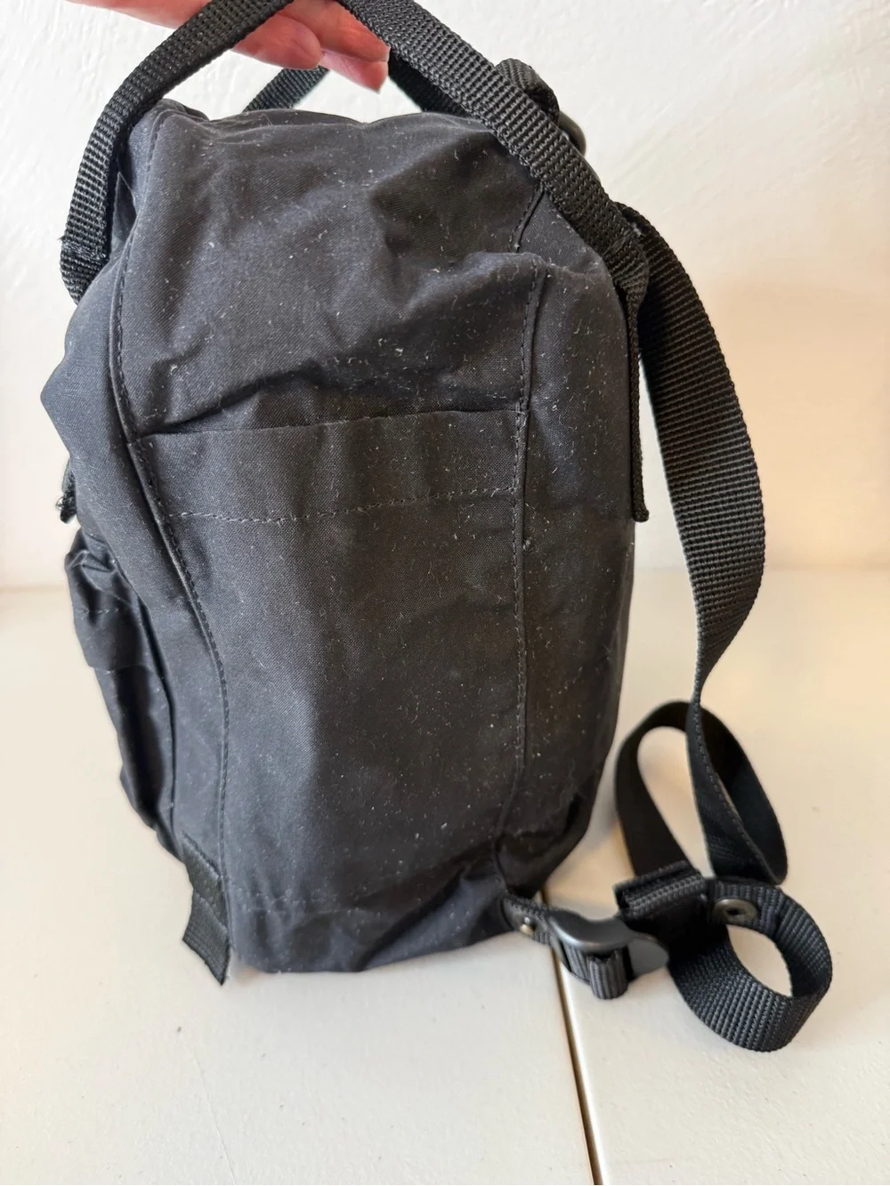 Fjällräven Kånken Mini Backpack Black Classic Travel School Bag